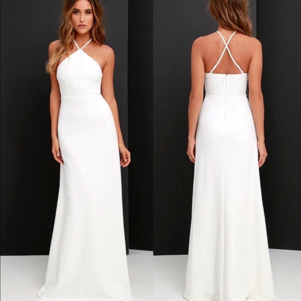 Lulus White Maxi Dress
